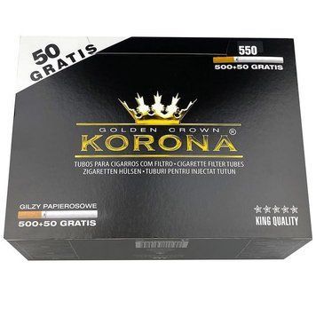 Гільзи цигаркові паперові Korona 550 koron550 фото